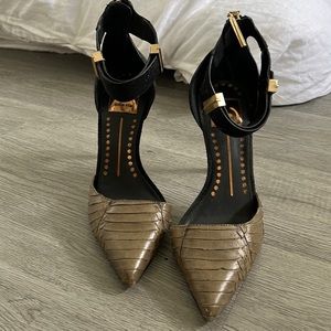 Dolce Vita / vero cuoio heels olive and black 8.5